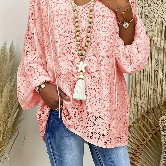 Blouse – Lange Mouwen & Kantdetails