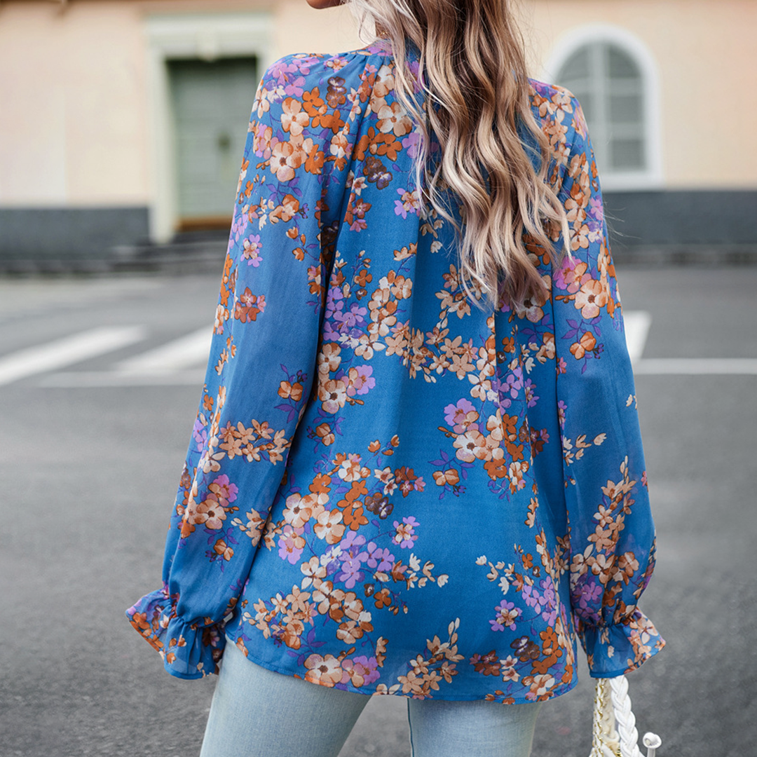 Ivonne - Blouse élégante à fleurs