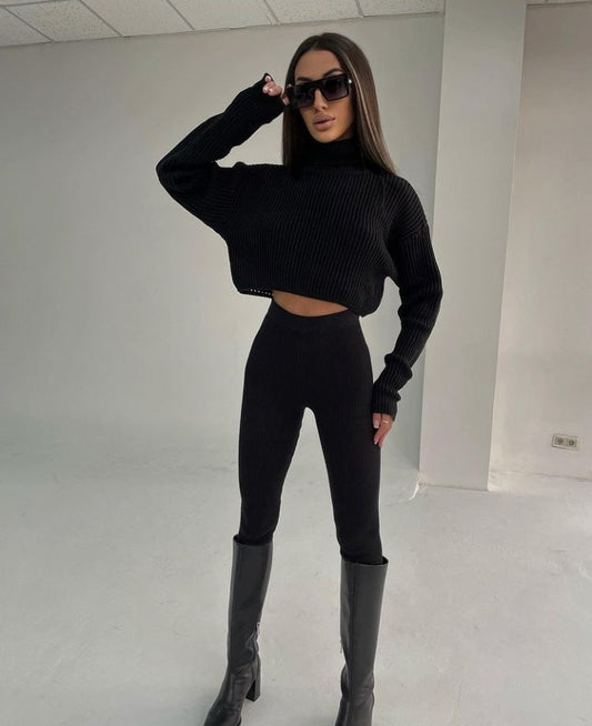 StacySet I Cropped Coltrui En Leggings Voor Dames