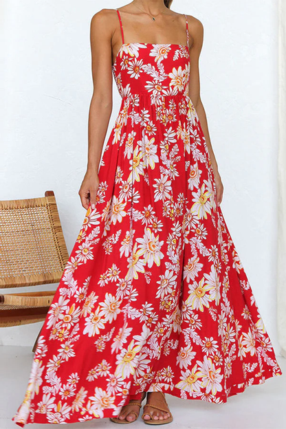 Brynleigh Elegante mouwloze jurk met print