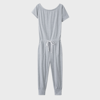 Damesjumpsuit met trekkoord