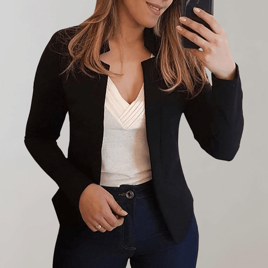 Dames Blazer - Elegant - Hoogwaardig Materiaal - Geschikt voor Zakelijke en Casual Gelegenheden