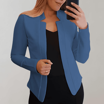 Dames Blazer - Elegant - Hoogwaardig Materiaal - Geschikt voor Zakelijke en Casual Gelegenheden