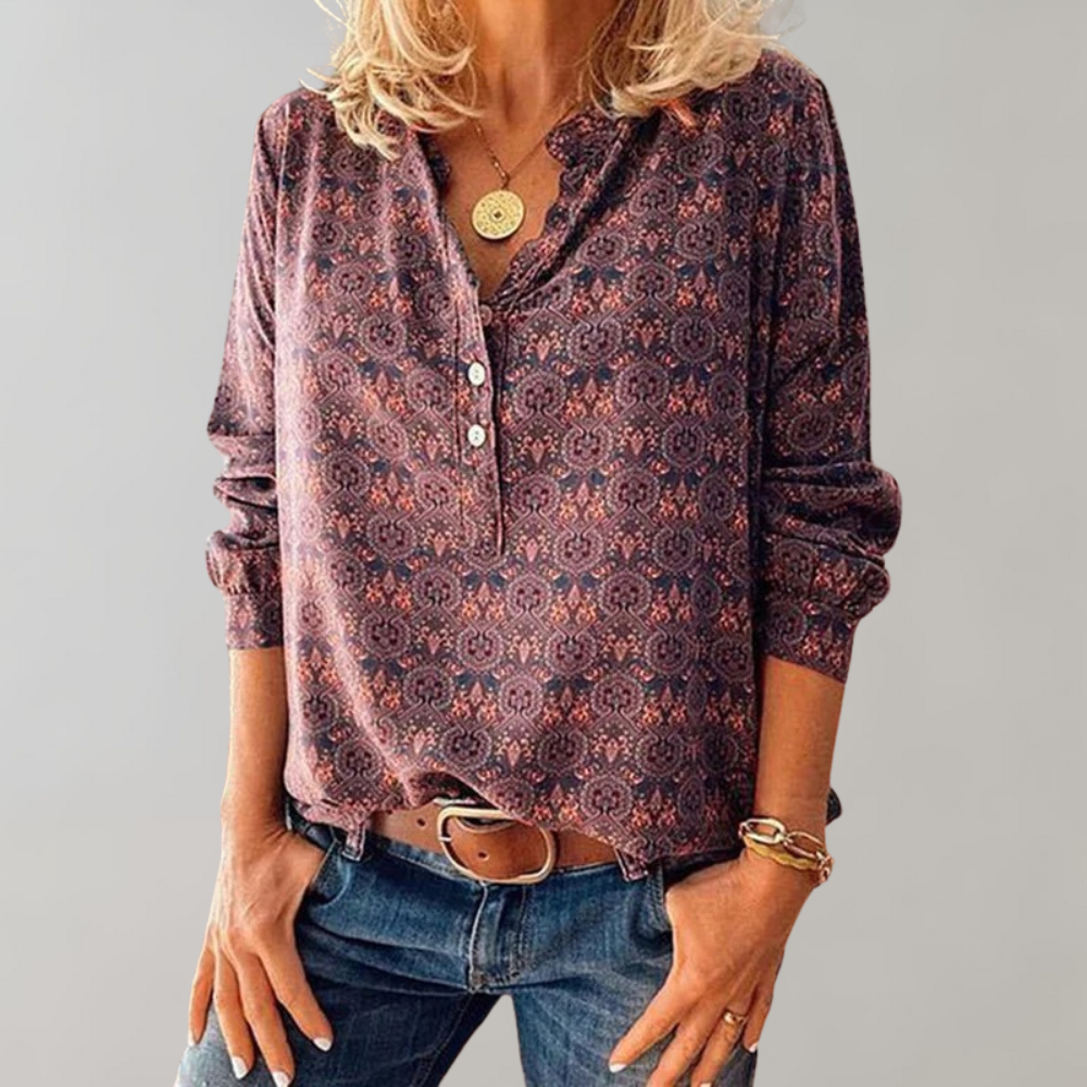 Amalie Vintage damesblouse