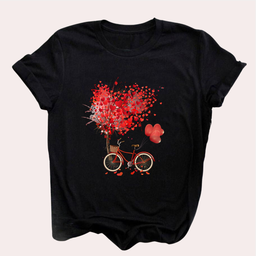 Amanda - Grafisch T-Shirt voor Dames - Trendy & Casual