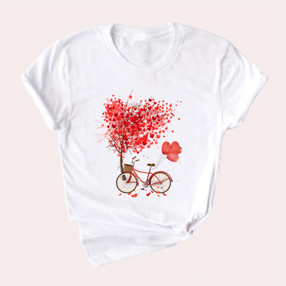 Amanda - Grafisch T-Shirt voor Dames - Trendy & Casual