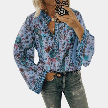 Cynthia Damesblouse met bloemenpatroon