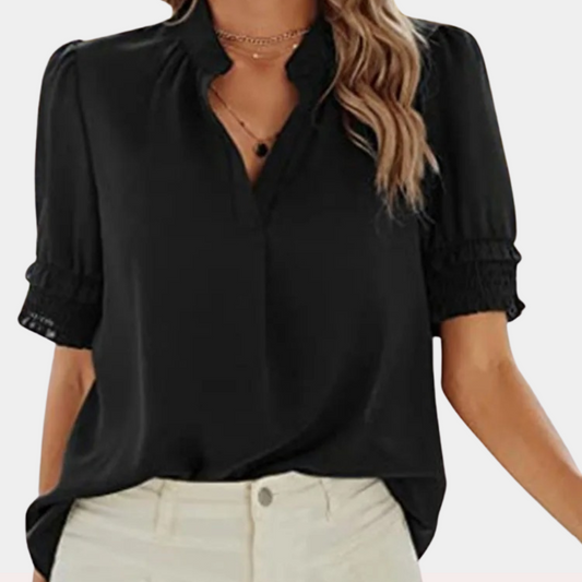DAISY | Basic vhals blouse voor dames