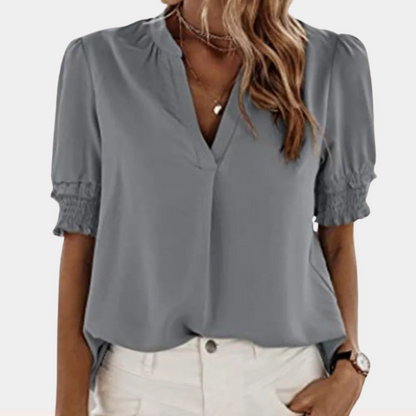 DAISY | Basic vhals blouse voor dames