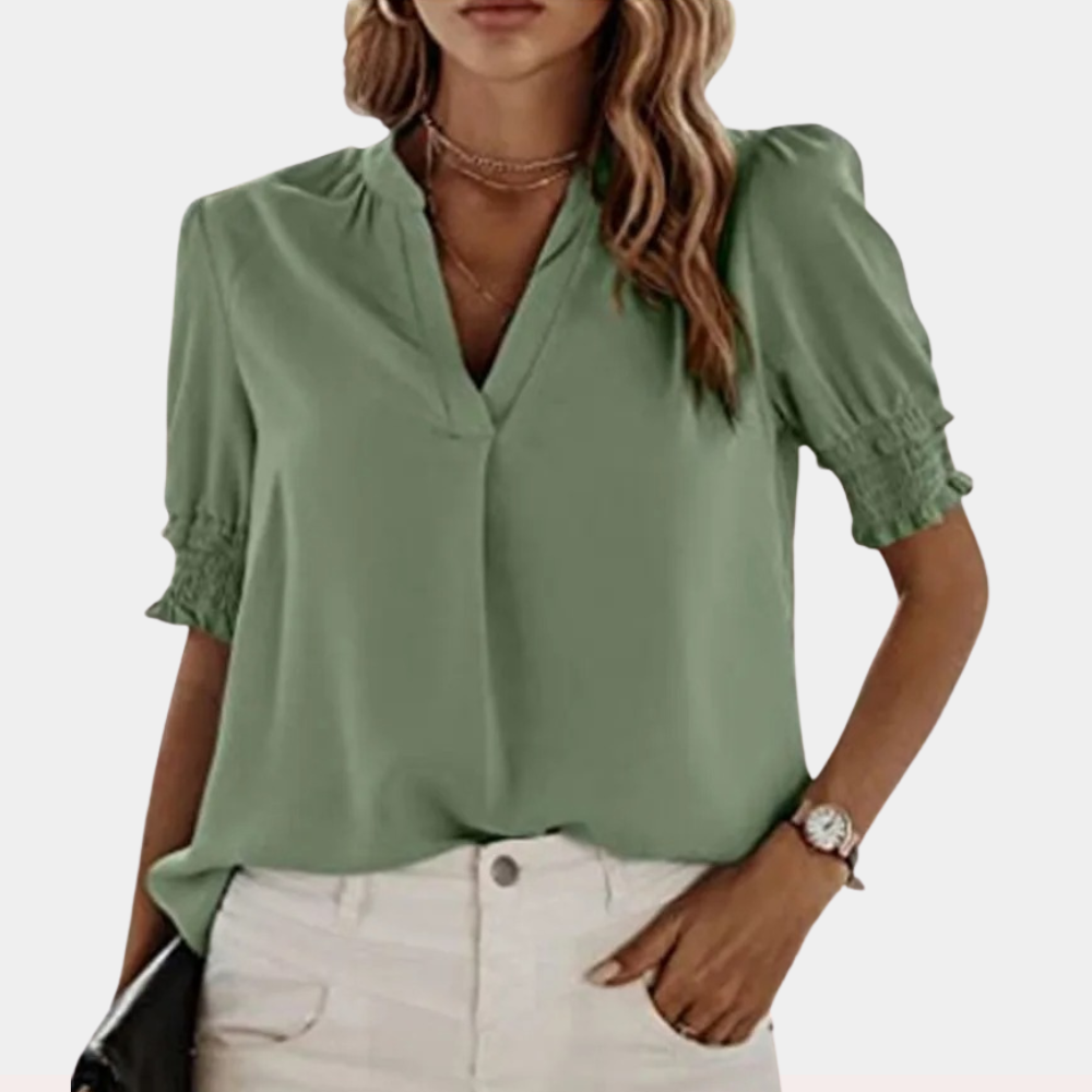 DAISY | Basic vhals blouse voor dames