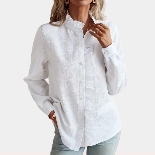 Alicia Stijlvolle en gestreepte zomerblouse