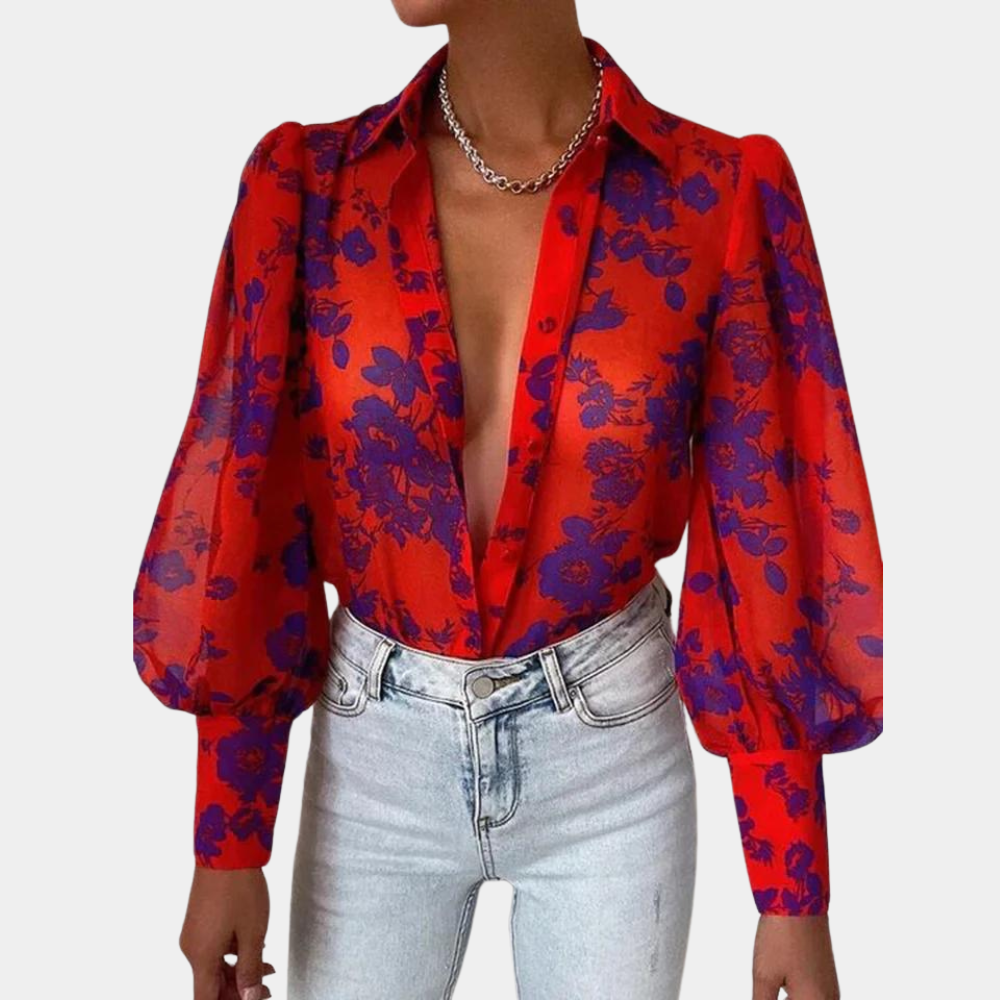 Bertha Stijlvolle damesblouse met lange mouwen