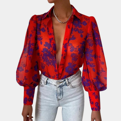 Bertha Stijlvolle damesblouse met lange mouwen