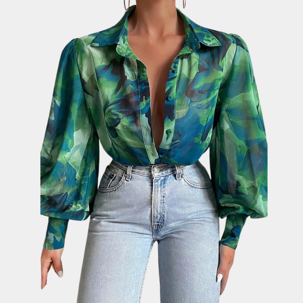 Bertha Stijlvolle damesblouse met lange mouwen