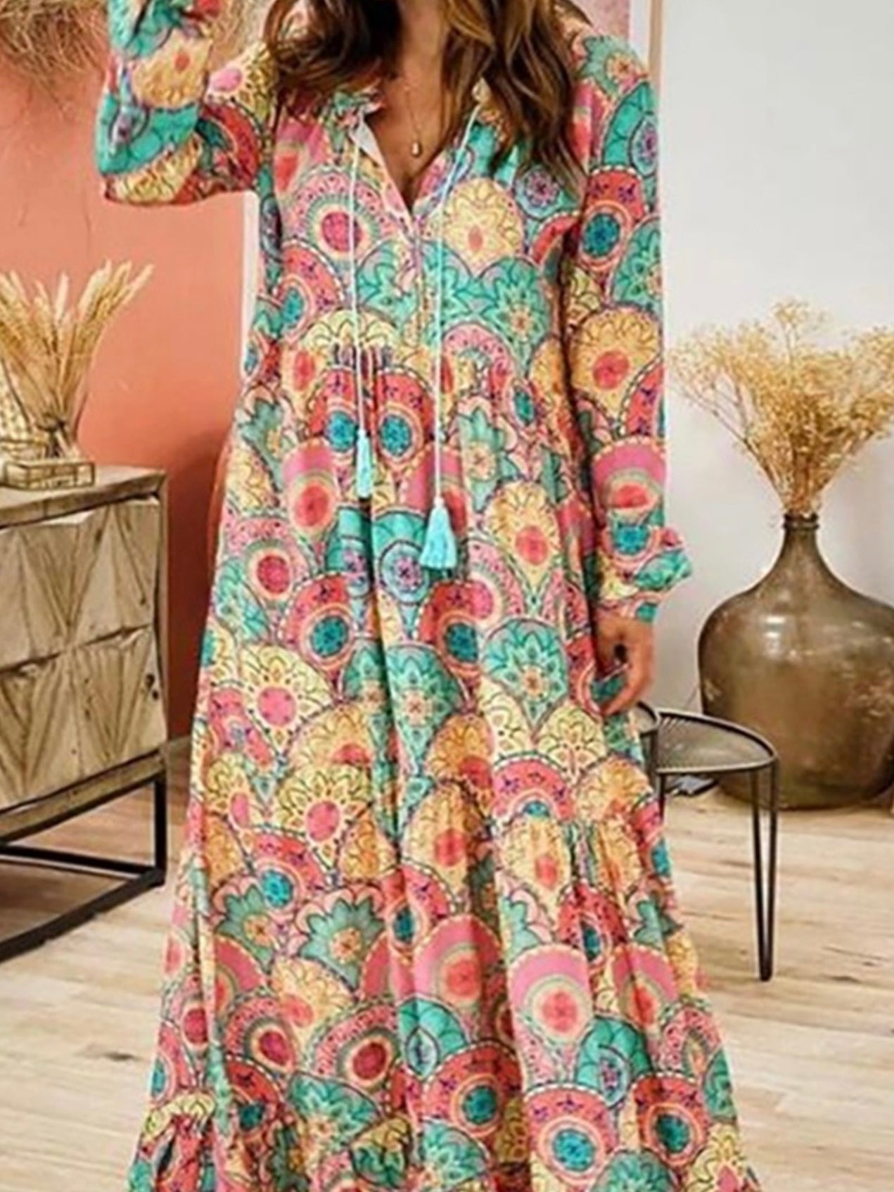 Serene Sands maxi jurk
