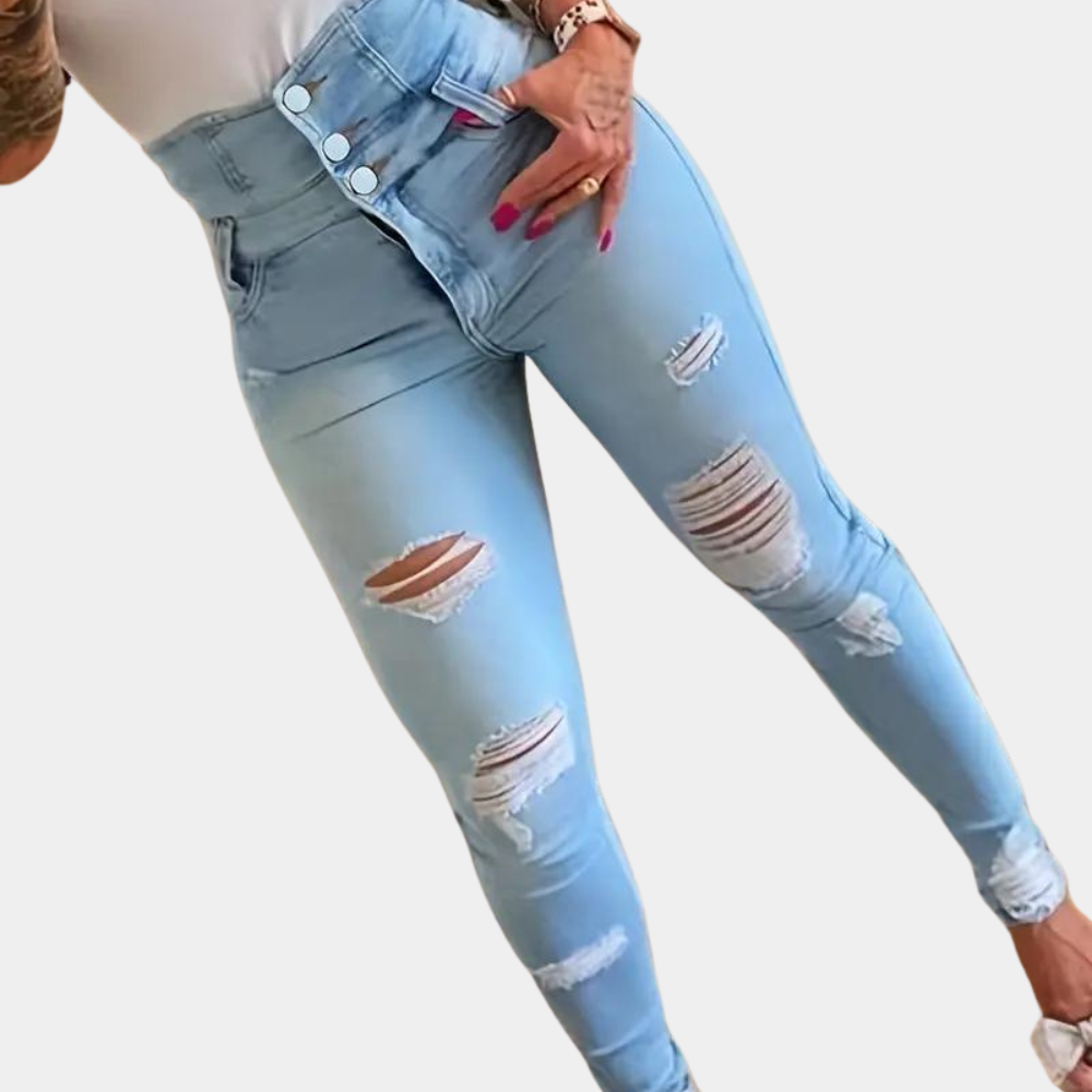 Sophie - Gescheurde skinny jeans