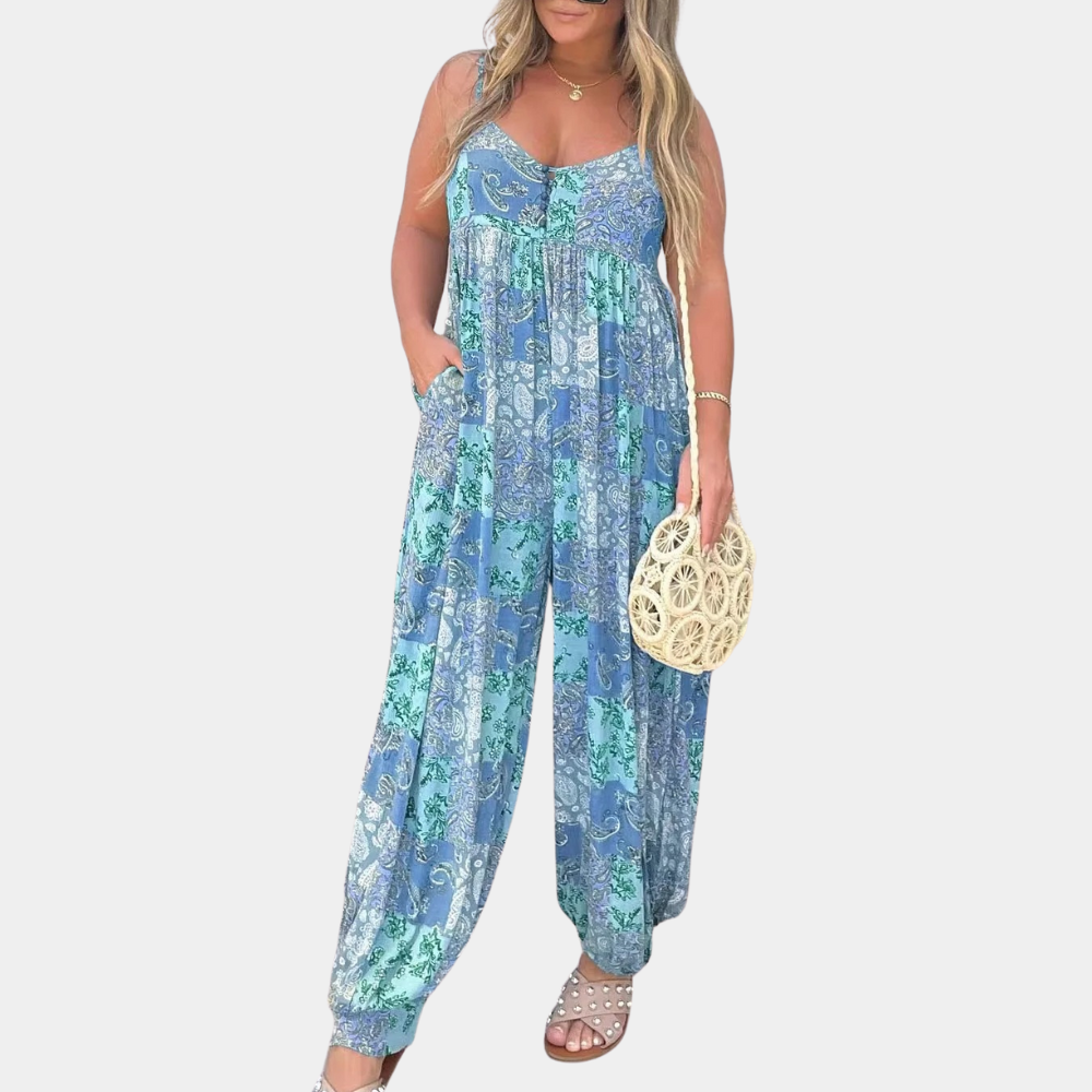 Dames jumpsuit in bohostijl
