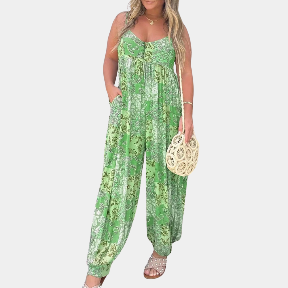 Dames jumpsuit in bohostijl