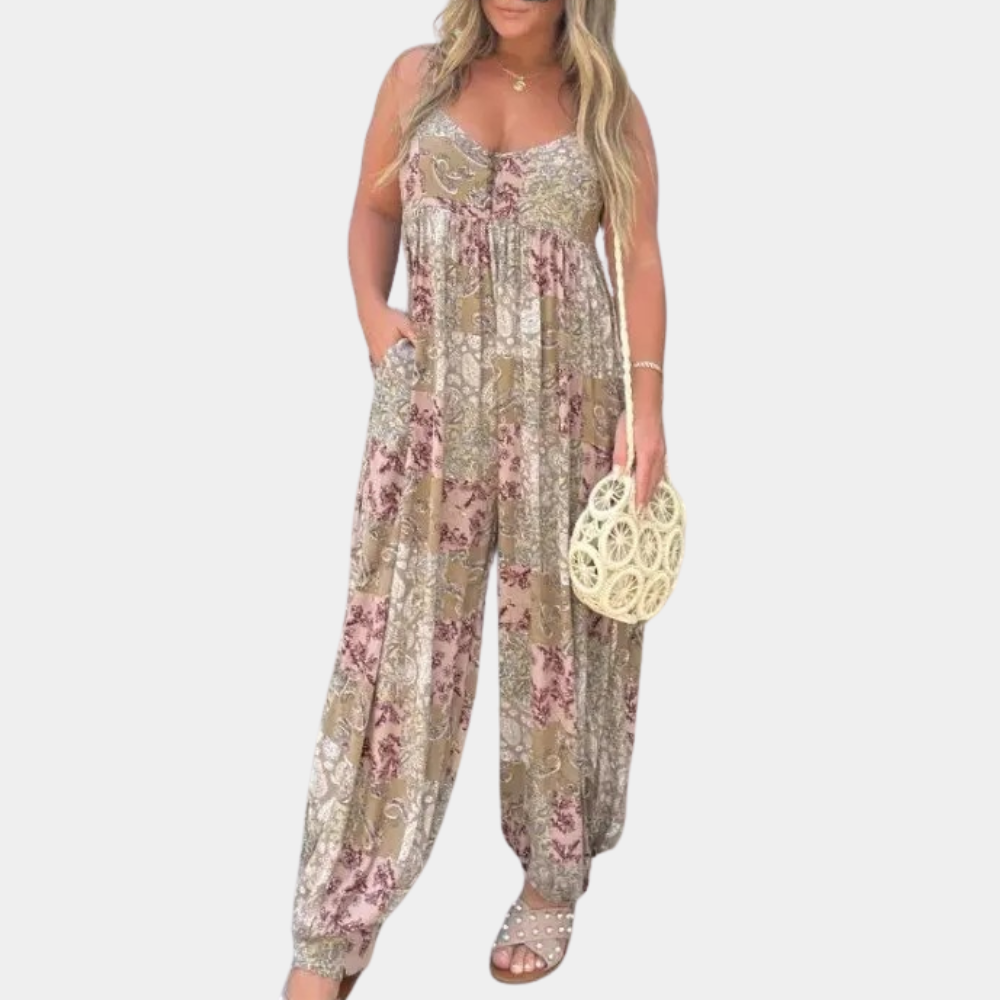 Dames jumpsuit in bohostijl