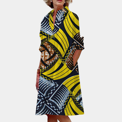 Trendy midijurk voor dames met print