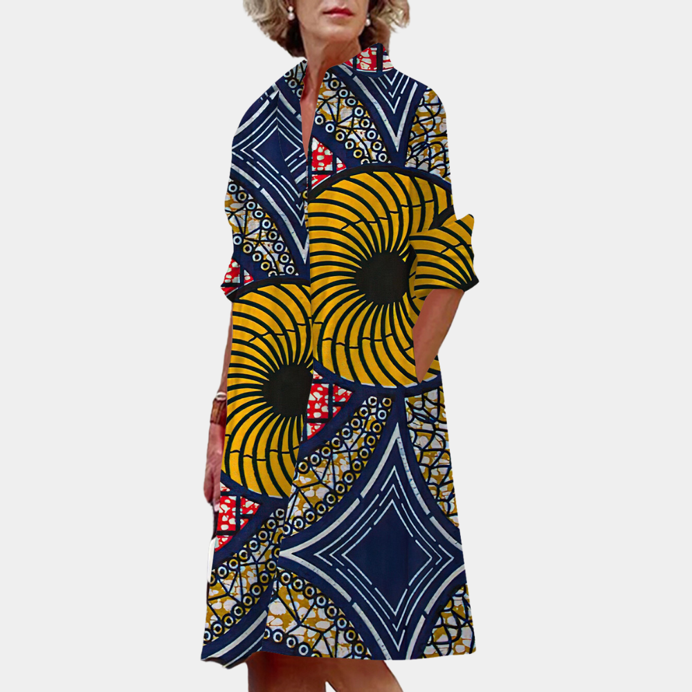 Trendy midijurk voor dames met print