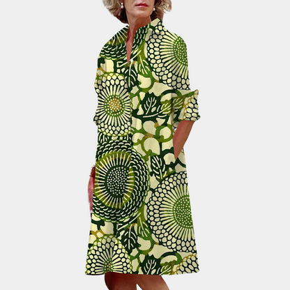 Trendy midijurk voor dames met print