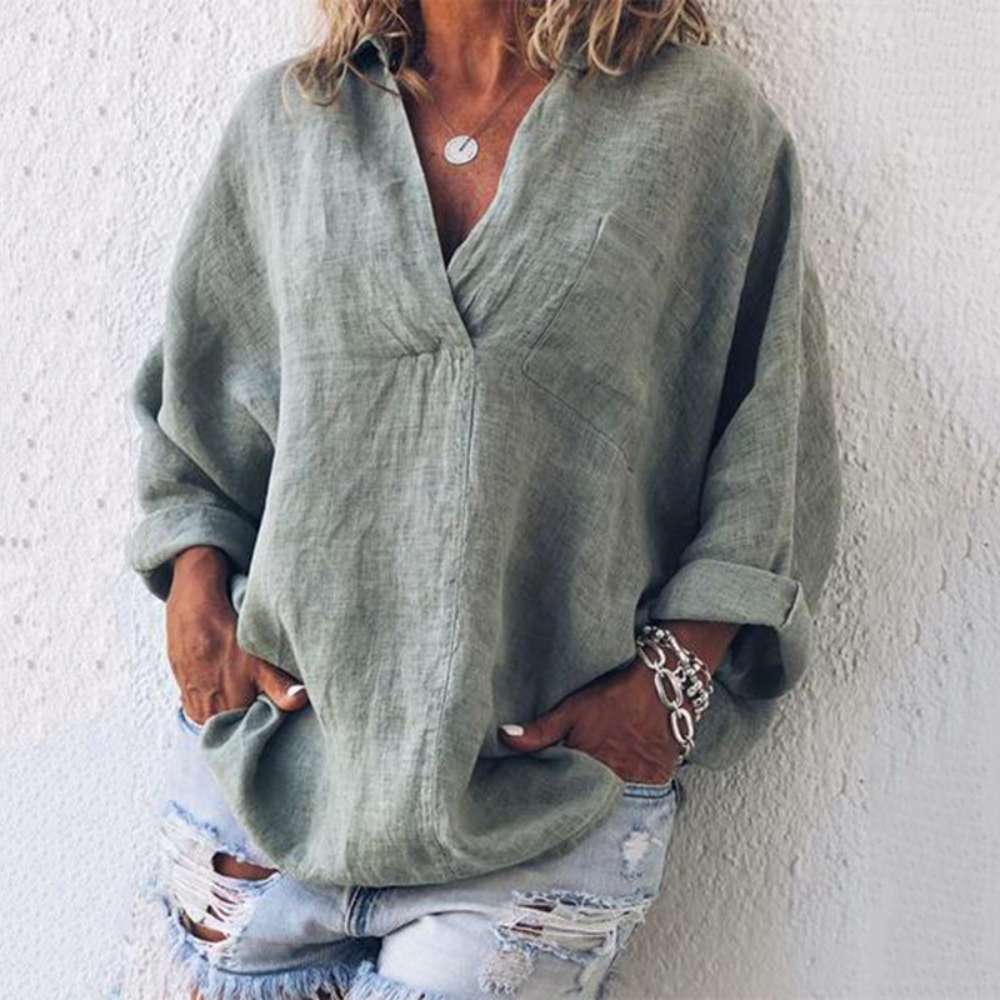 Brenda Comfortabele oversized damesblouse