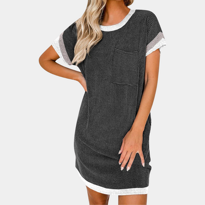 Henriqua Casual overhemdjurk met kleurblok voor dames