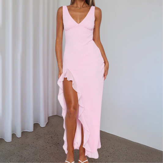 Ileana Chic ruchesplit Jurk voor dames