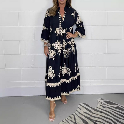 Lisette - Maxi jurk met bloemenprint voor dames