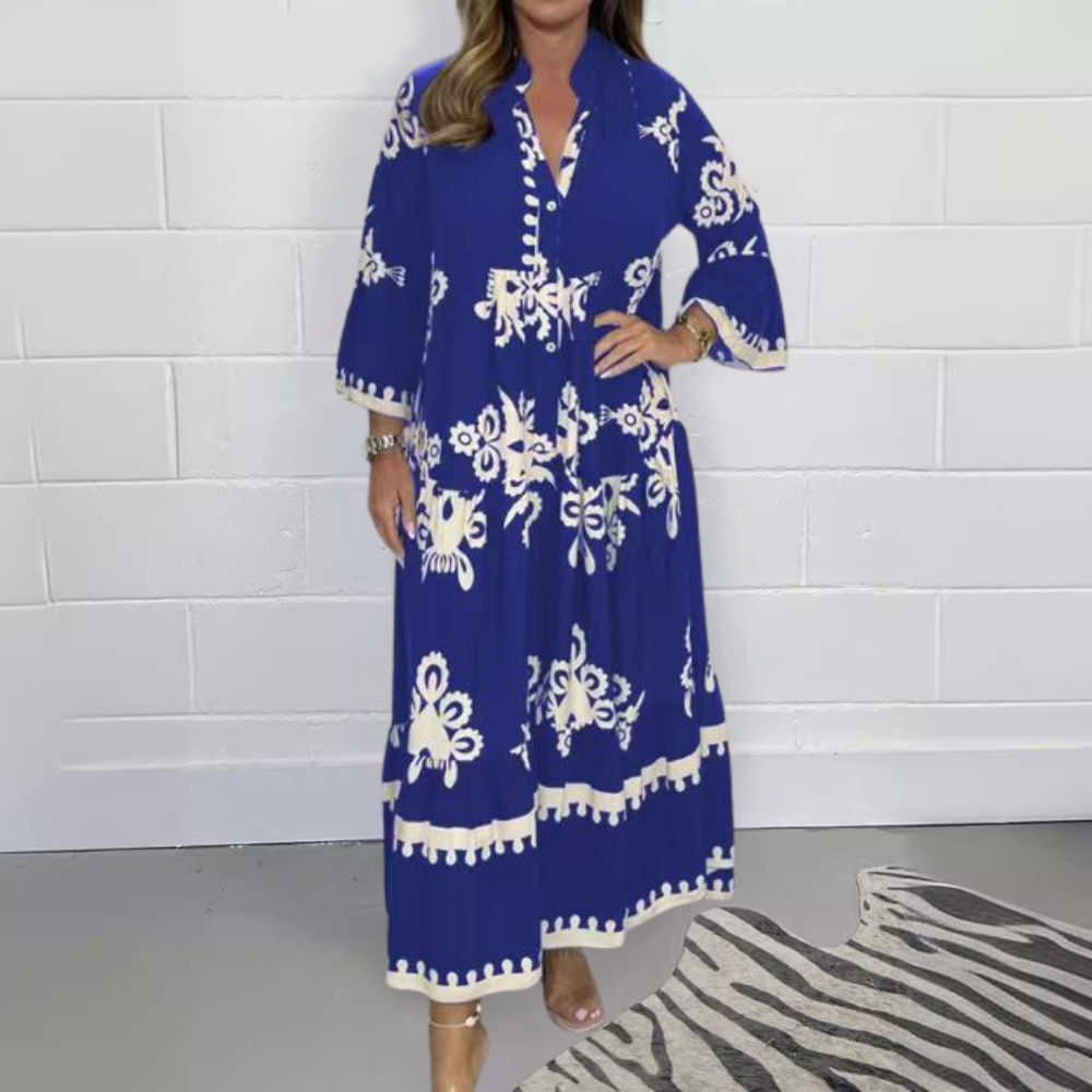 Lisette - Maxi jurk met bloemenprint voor dames