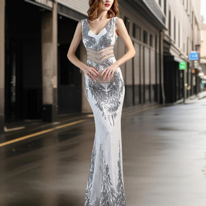 Raissa Elegante lange jurk voor dames