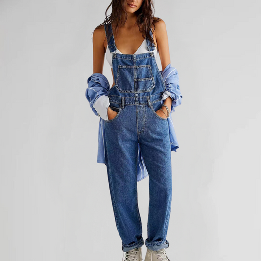 Valeria Comfortabele denim jumpsuit voor dames