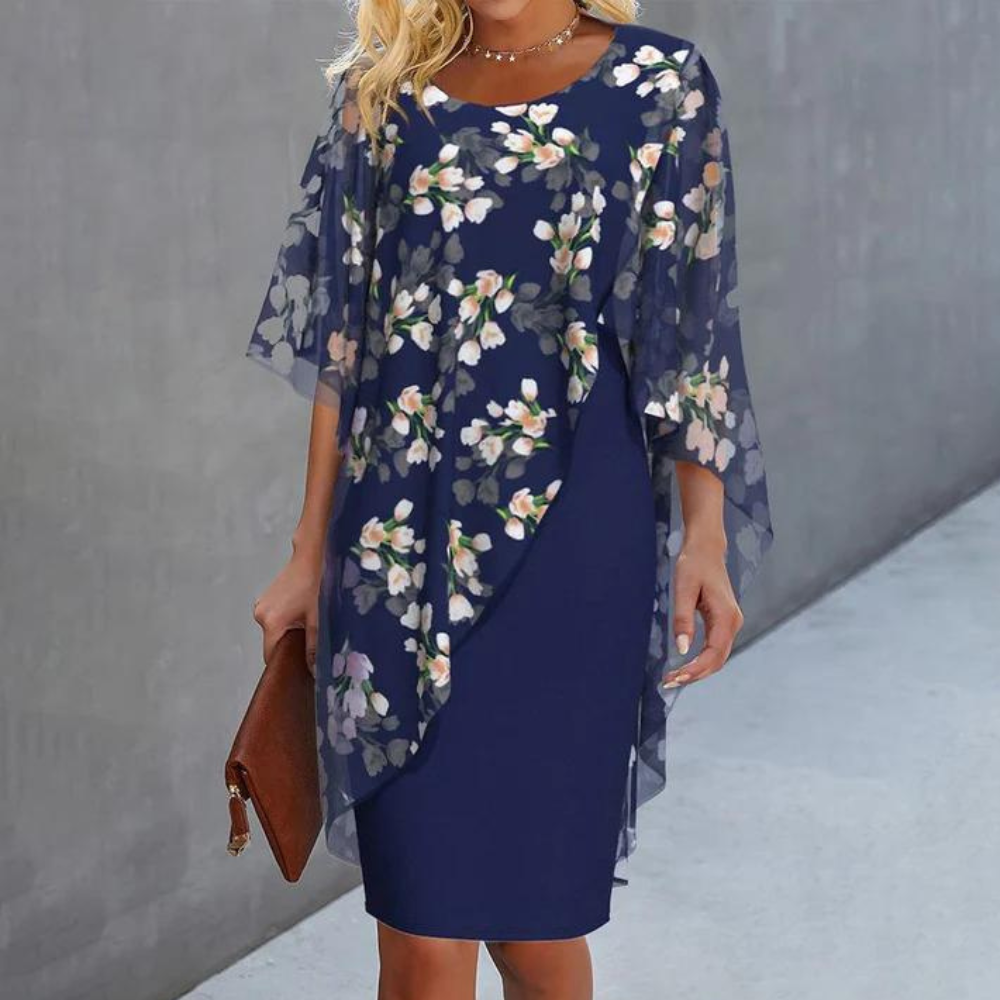 Linnea Dames Jurk met Bloemenprint