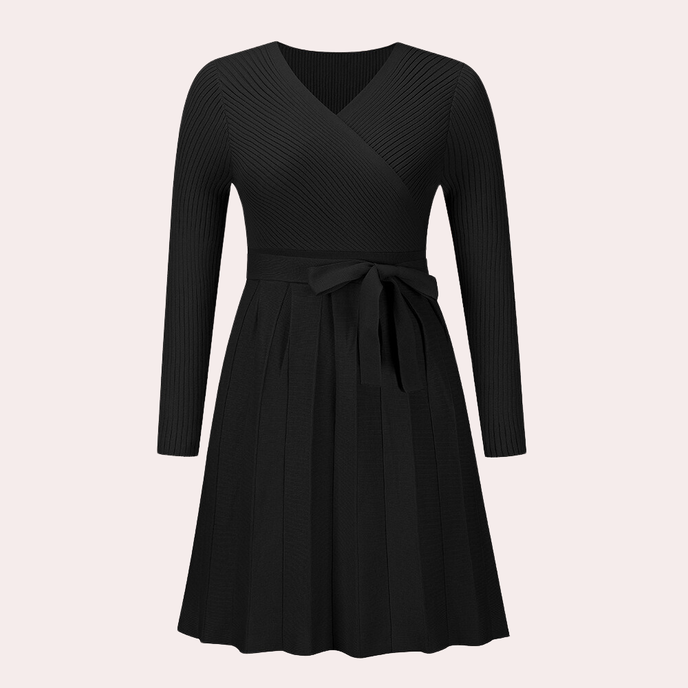 Dahlia Elegante Plooi Midi Dress voor dames