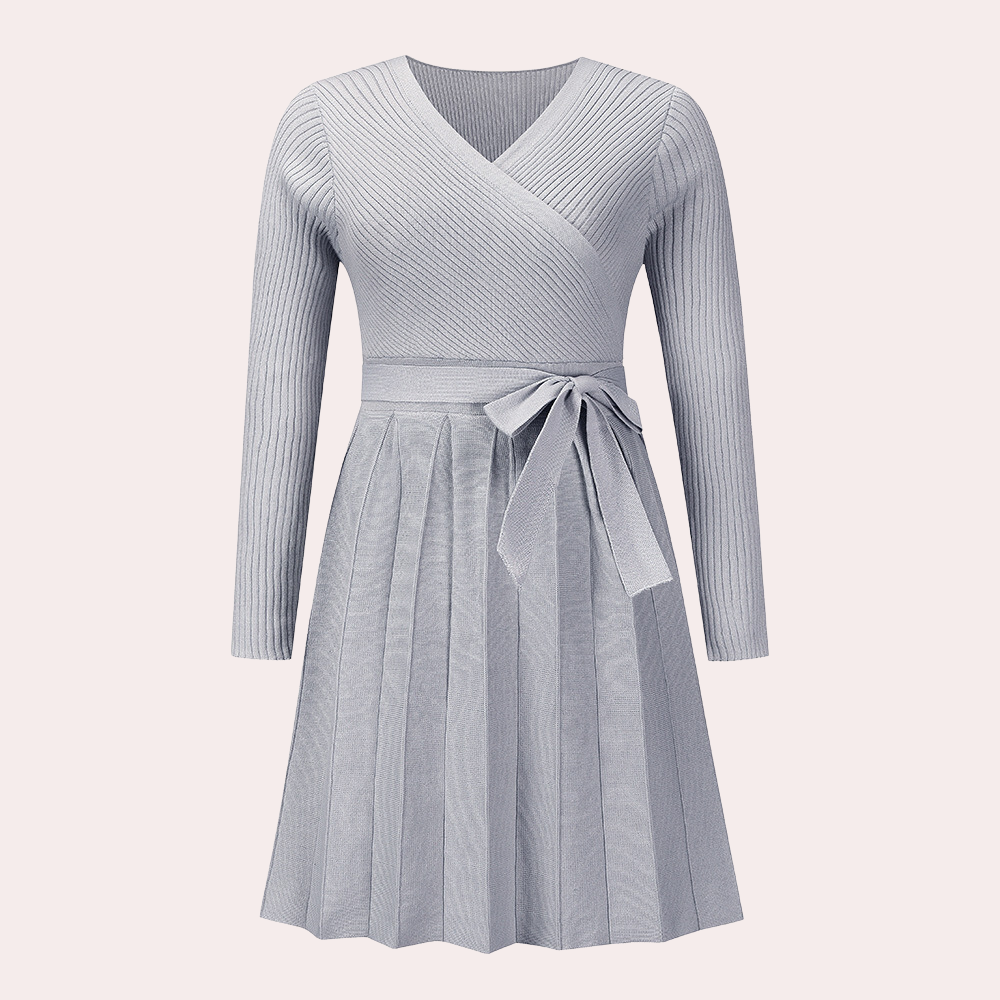 Dahlia Elegante Plooi Midi Dress voor dames