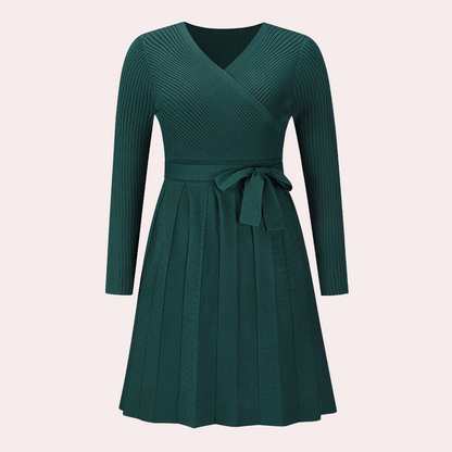 Dahlia Elegante Plooi Midi Dress voor dames