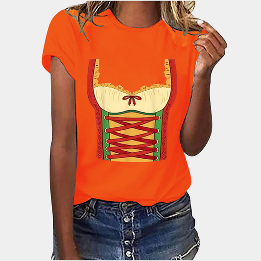 Marie - Bedrukt T-shirt voor Dames - Leuk & Uniek