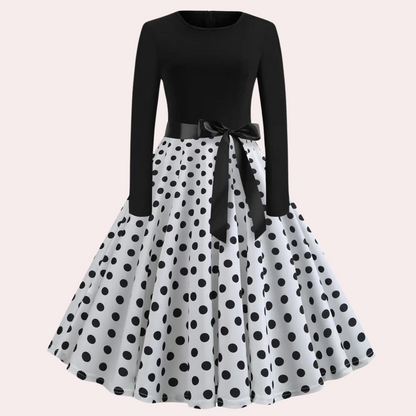 Odeta Elegante Uitlopende Jurk voor Dames