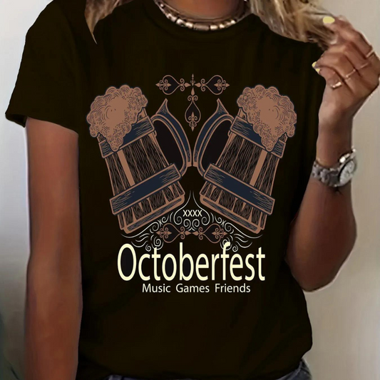 Agnieszka Damesoverhemd Oktoberfest casual feestelijk