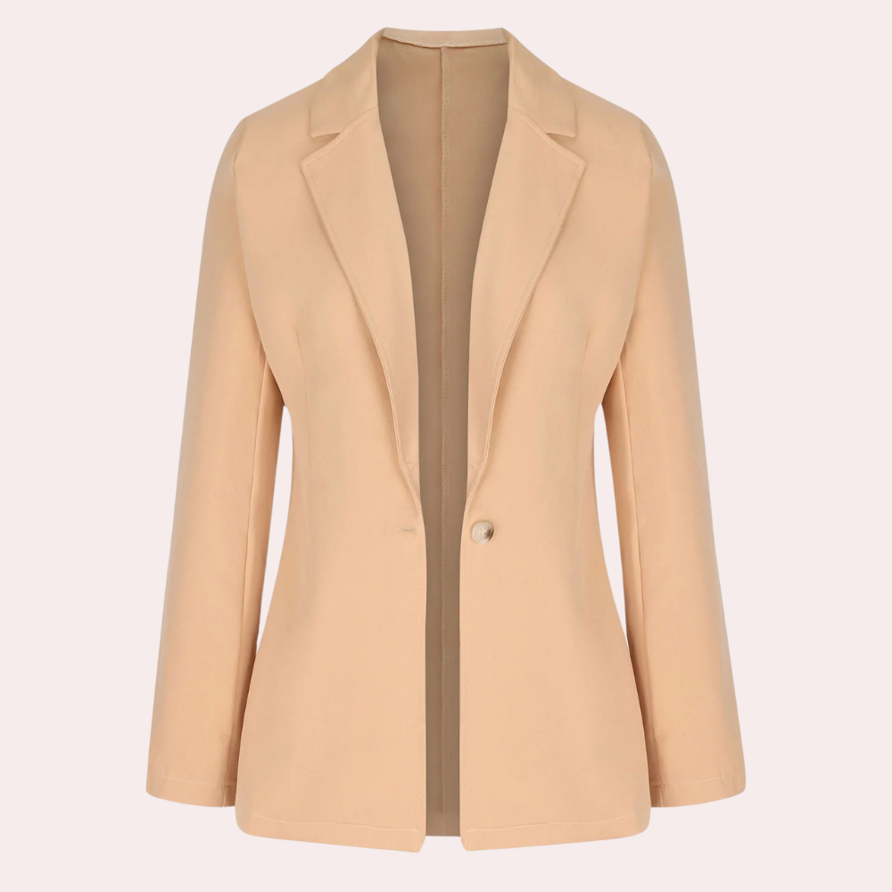 Nastya - Minimalistische effen blazer voor dames