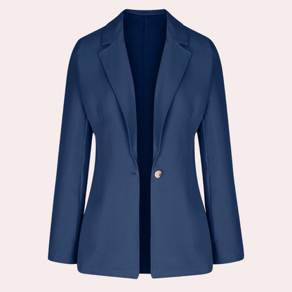 Nastya - Minimalistische effen blazer voor dames