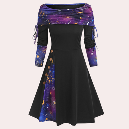 Winona Dames Feminine Flairjurk