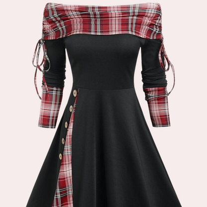Winona Dames Feminine Flairjurk