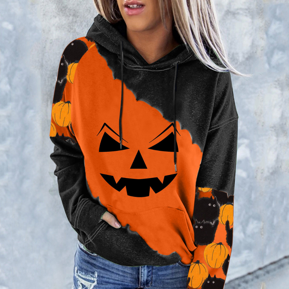 Haydée - Trendy Halloween-sweatshirt voor dames