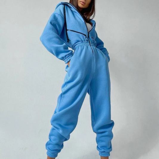 REBECCA - Warme Jumpsuit met Capuchon voor Dames