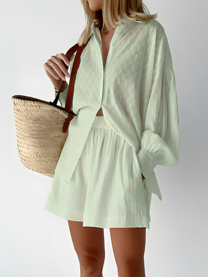 Elena - Elegant shirt en korte broek