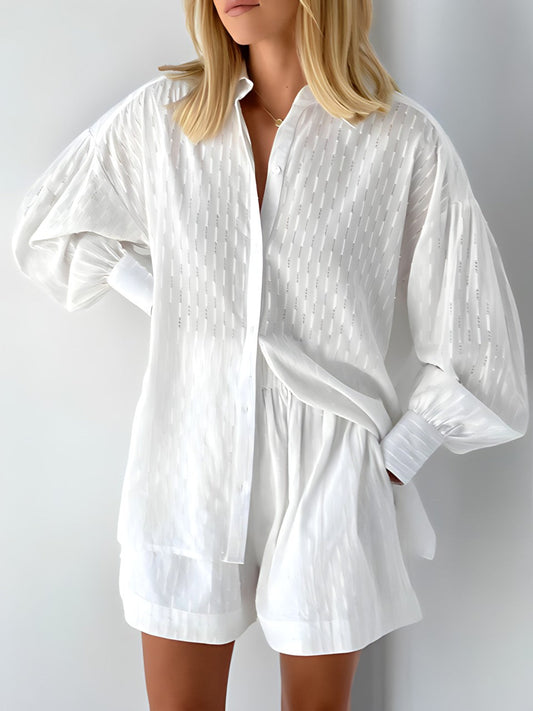 Elena - Elegant shirt en korte broek