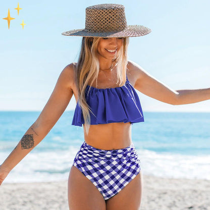 Eugenia® | Bikinitop + broek met hoge taille - Voel je zelfverzekerd en mooi in de zon