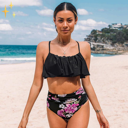 Eugenia® | Bikinitop + broek met hoge taille - Voel je zelfverzekerd en mooi in de zon
